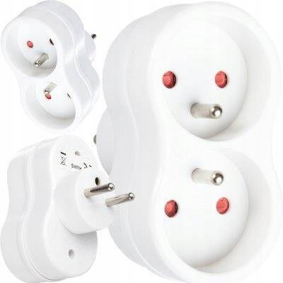 

Rozgałęźnik Złodziejka 2 Gniazda R-270P Uziemienie