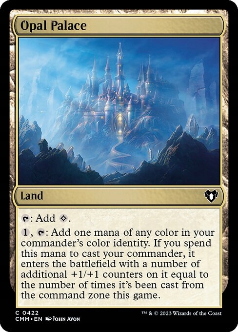 MtG: Opal Palace (CMM) *foil*