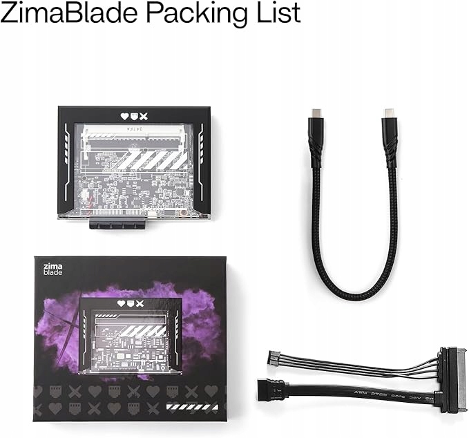 Jednodeskový server ZimaBlade 3760 N3350 X86 pro Cyber Native bez Ram