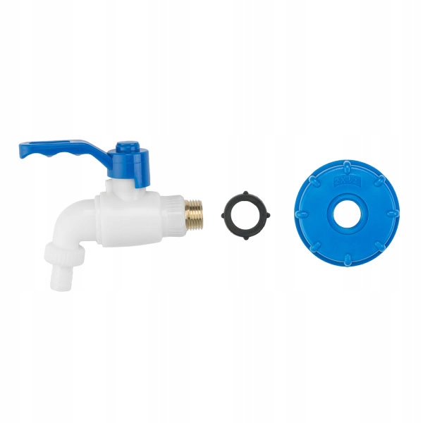 

Kran z nakrętką do zbiornika Ibc Mauzer S60x6 1/2