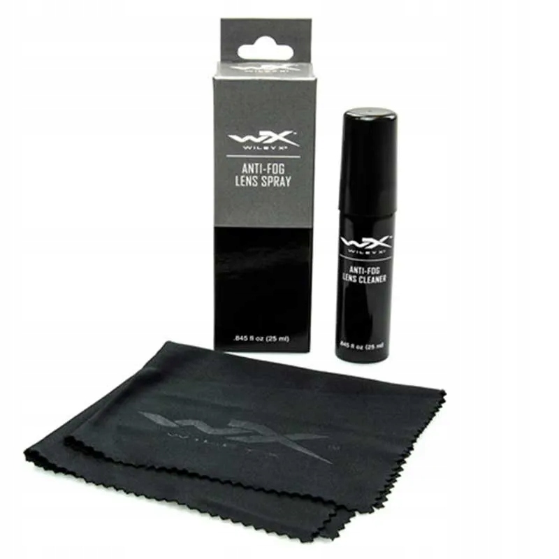Płyn Wiley X Anti-Fog Lens Cleaner Butelka 25 ml ze ściereczką czyszczącą