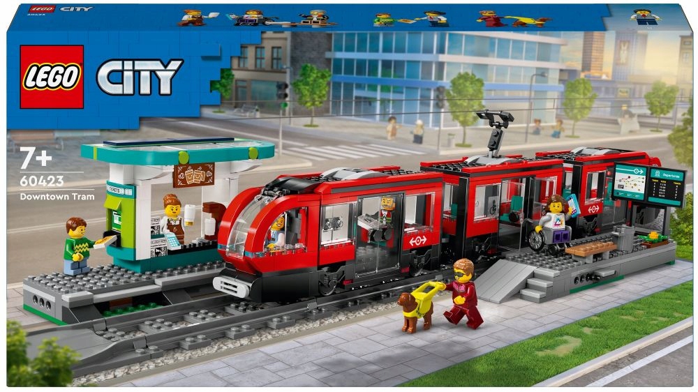 Lego City Městská tramvaj se stanicí 60423
