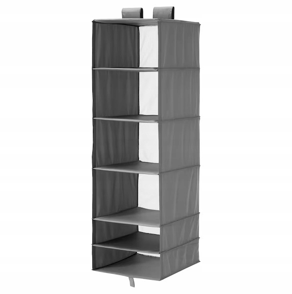 

Ikea półka wisząca Skubb 6 przegród Regał Szary