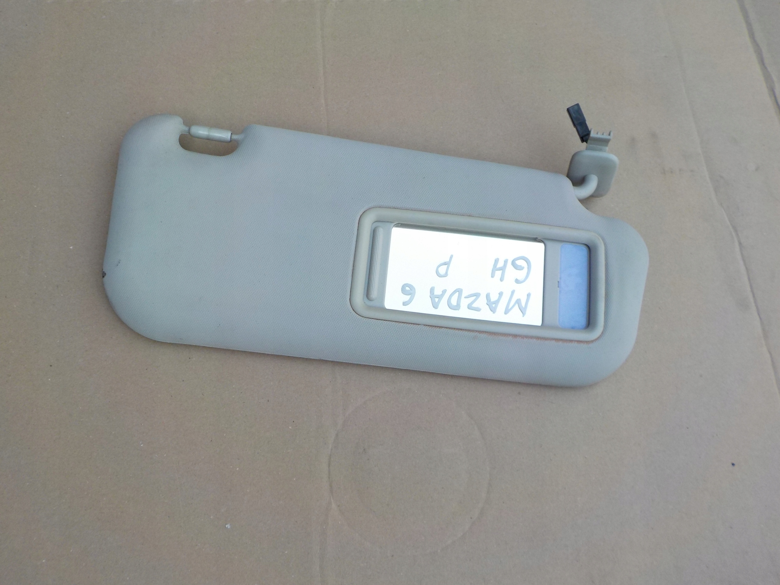 visor cover przeciwsloneczna right mazda 6 II GH