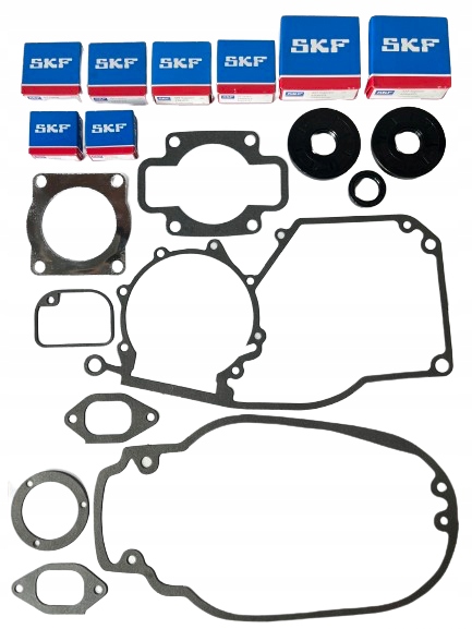 Nová Sada Ložisk Skf Těsnění Těsnění Mz Etz 250 Kryngielit