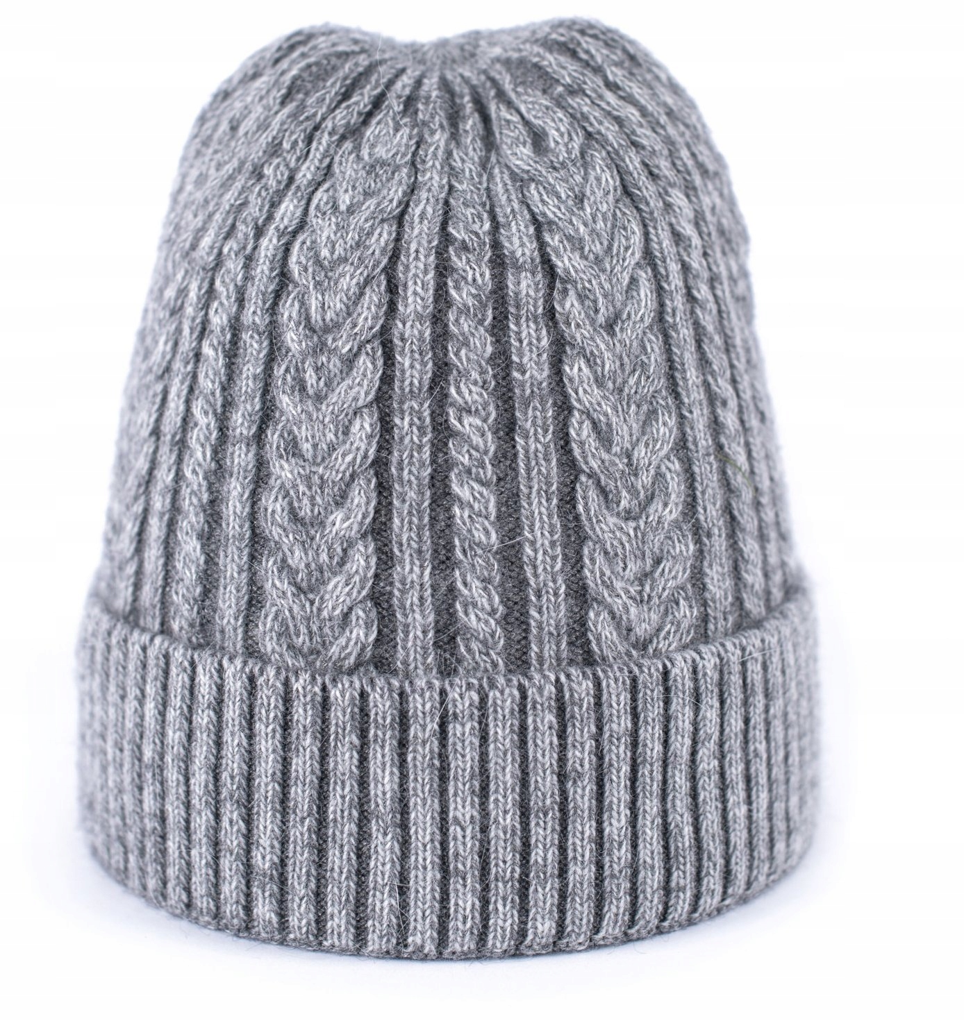 

Szaleo wywijana Czapka Angorowy warkocz cz18418-1