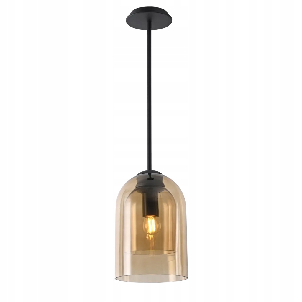 Skleněná závěsná lampa APP1704-1CP Amber Toolight