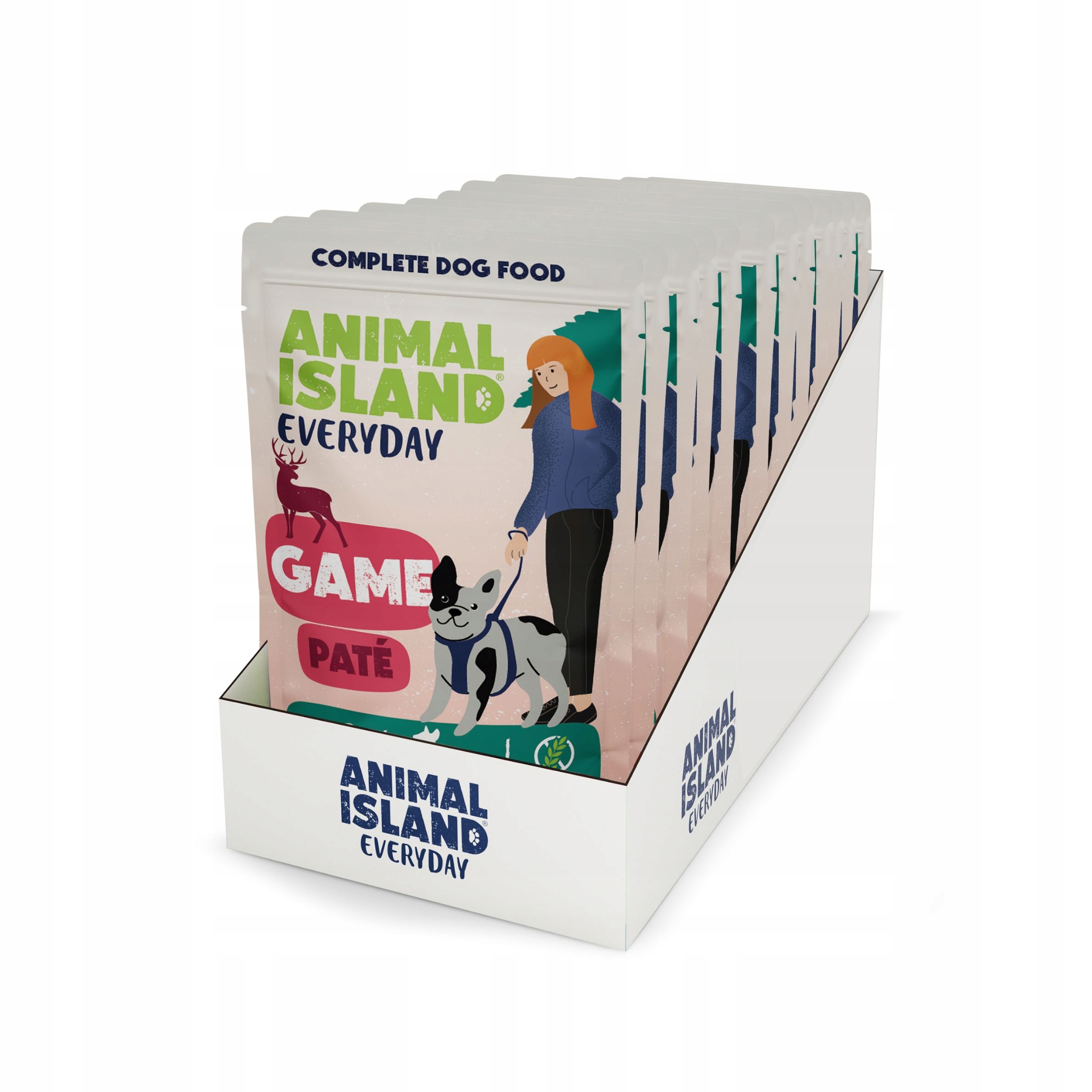 Animal Island Everyday sáčky pro psa Paštika se zvěřinou 10 x 150 g