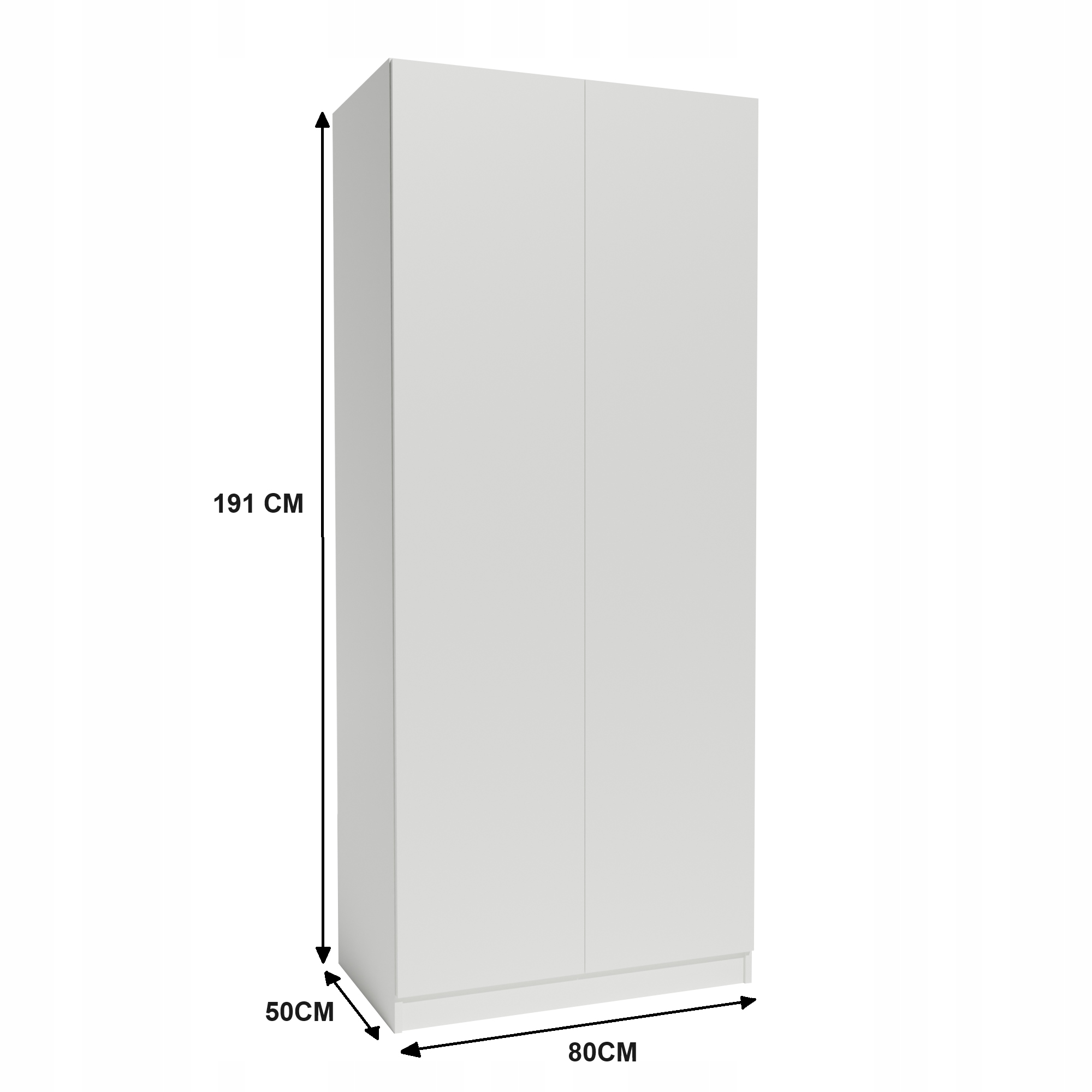 SZAFA DWUDRZWIOWA GARDEROBA BIAŁA 80CM ALASKA LUSTRO SZYBKA DOSTAWA !!! Kod producenta ALASKA-SZ2D-BIAŁA-LUSTRO
