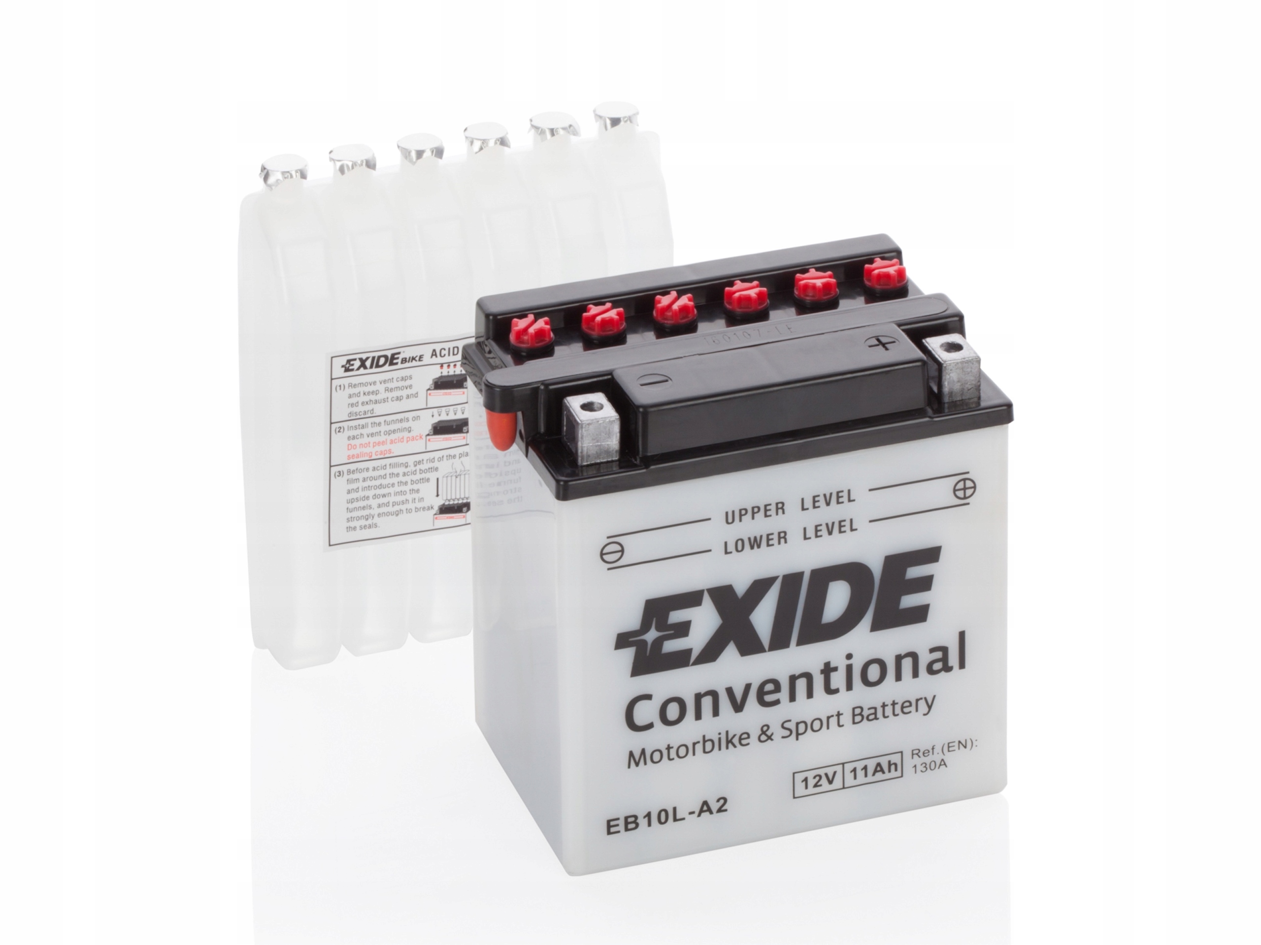 

Motocyklowy akumulator 11 Ah Exide EB10L-A2