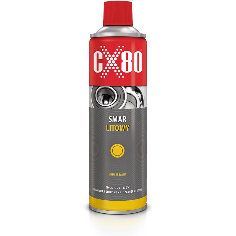 

Smar litowy wodoodporny wielozadaniowy 500ml CX80