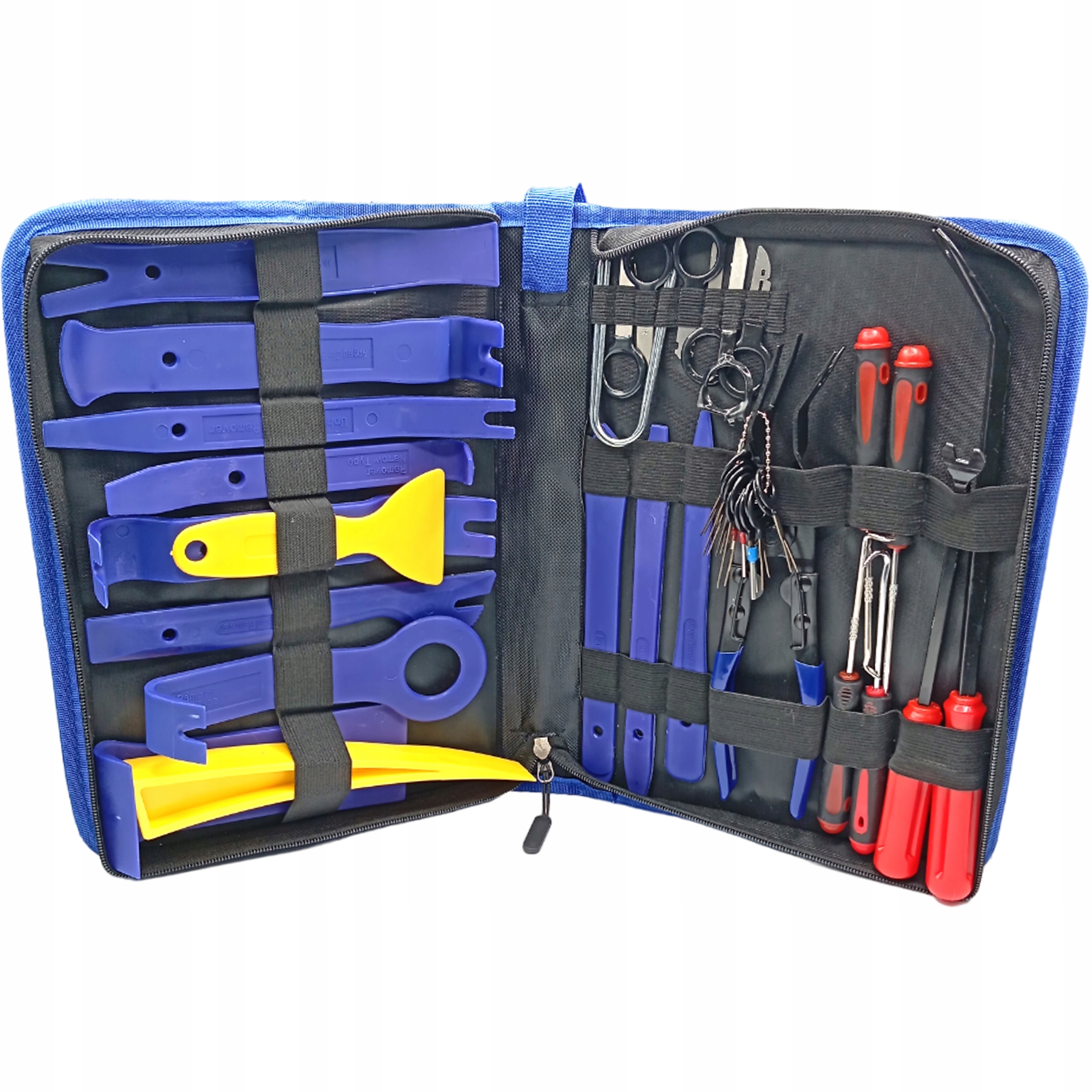 Sada Nářadí Na Čalounění Stahováky Klíče Lžíce Demontáž Interiérů V Autě