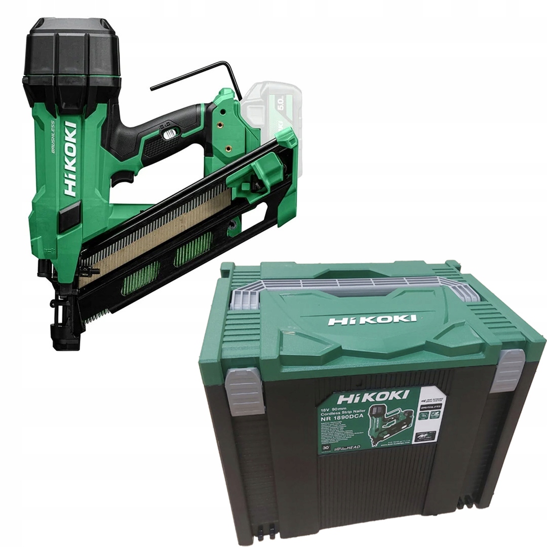 Gwoździarka HiKOKI NR1890DCA W9Z 18V 90mm Body Led walizka
