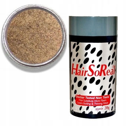 Hair So Real 28 g Hsr HairSoReal Zahušťování Mikrovlákna Usa Tmavě blond