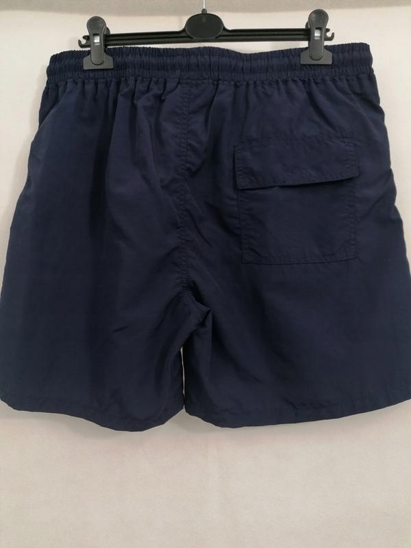 TZ SZORTY KĄPIELOWE MĘSKIE GRANATOWE LOGO Wzór dominujący logo