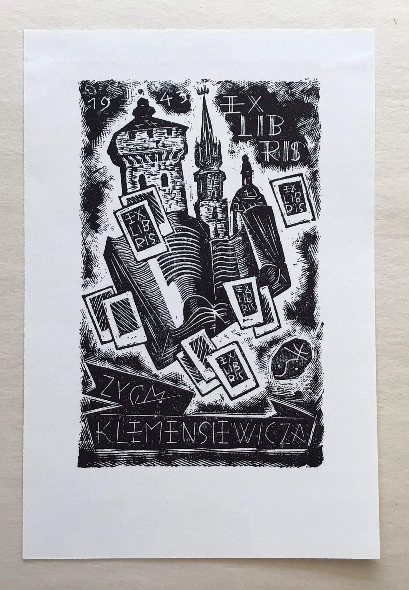 Ex-libris Zygmunta Klemensiewicza