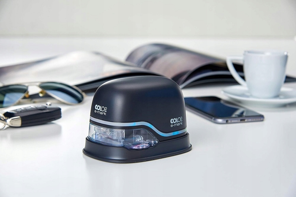 MINI DRUKARKA PIECZĄTKA COLOP E-MARK EMARK Kod producenta e-markblackEUPowerplugtypeC