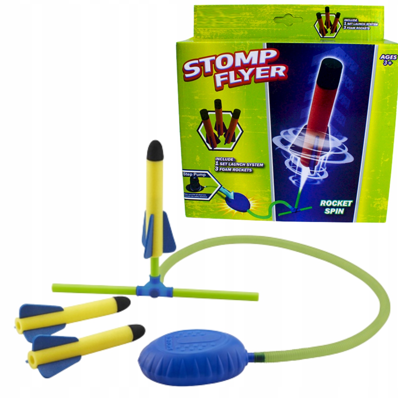 

Wyrzutnia Rakiet Piankowych Stomp Rocket Mocna