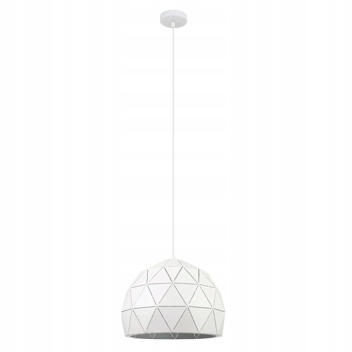 Závěsná lampa Italux Harley bílá moderní Ø36 cm E27 40W nastavitelná