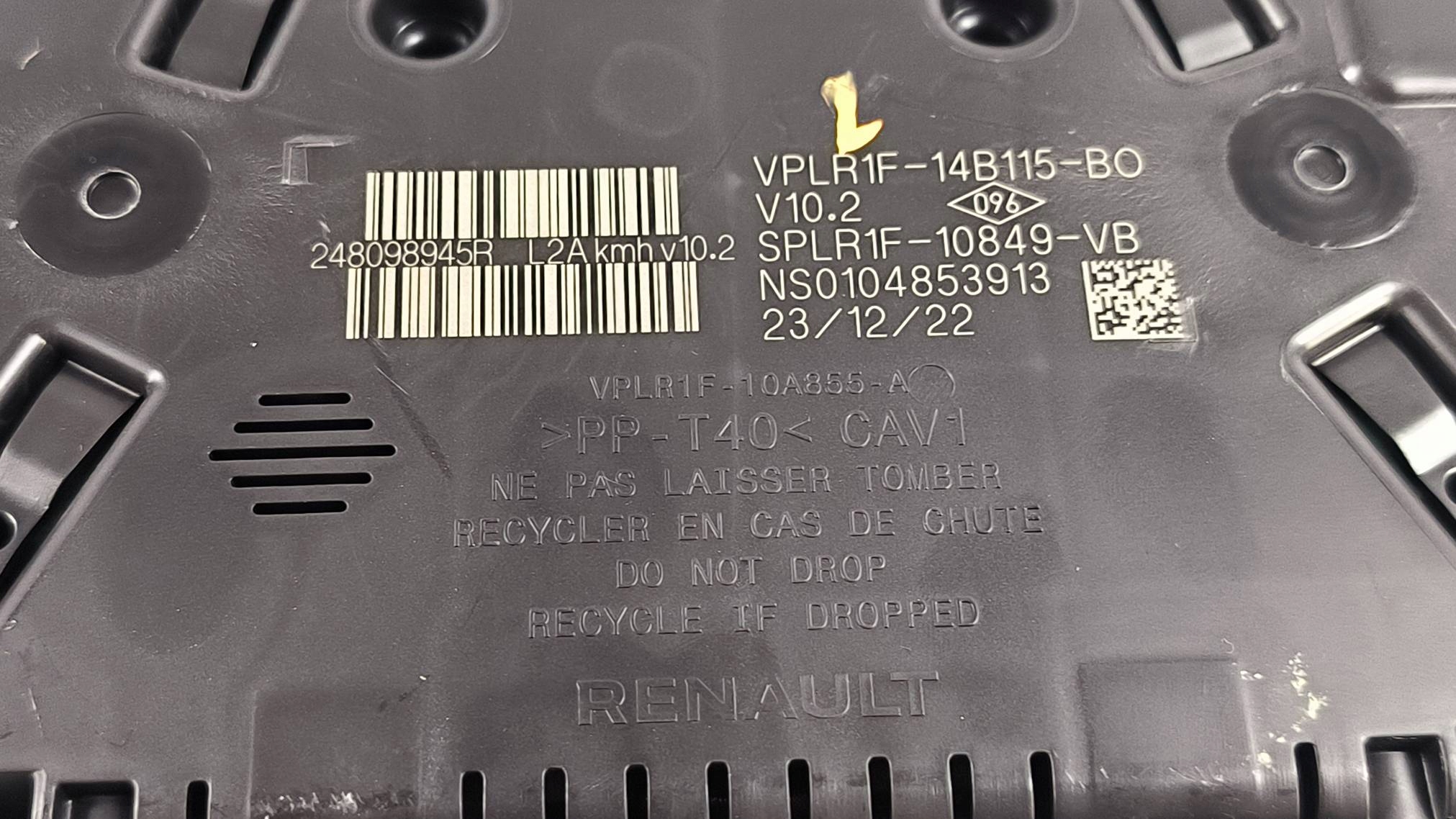 dials clock EU 248098945R DACIA JOGGER LIFT