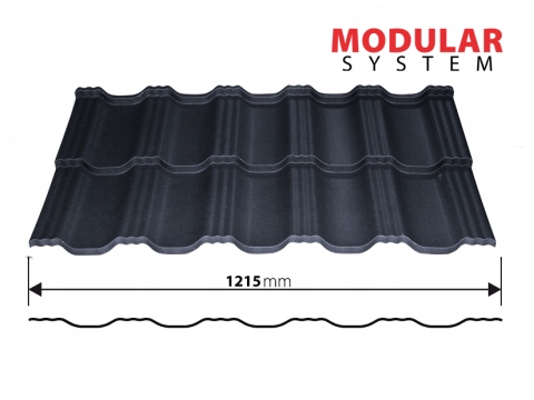 Blachodachówka GERMANIA MAT 9005 czarny transport Marka Blachotrapez