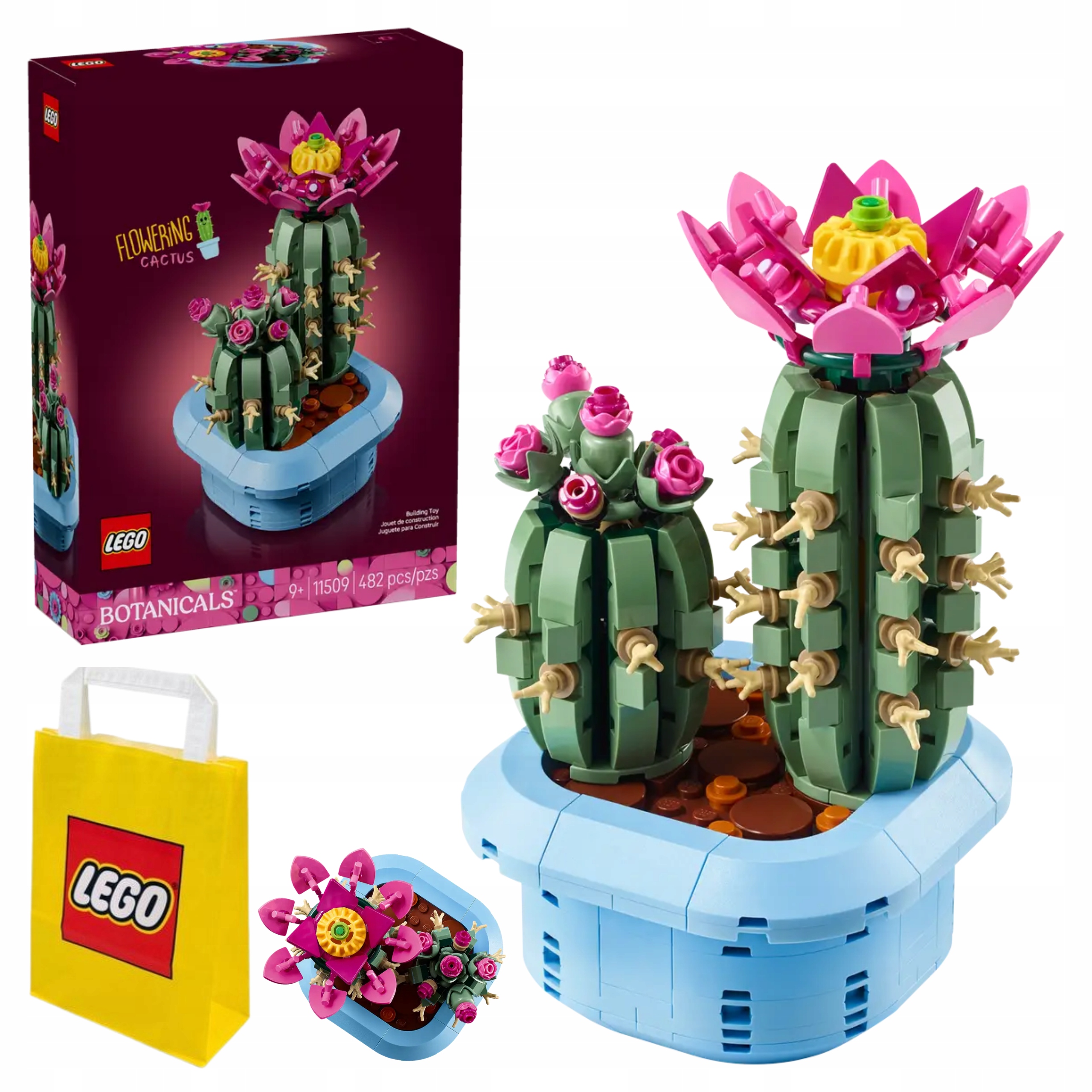 Lego 11509 Botanicals Kvetoucí kaktusy Stavebnice taška Lego Dárek