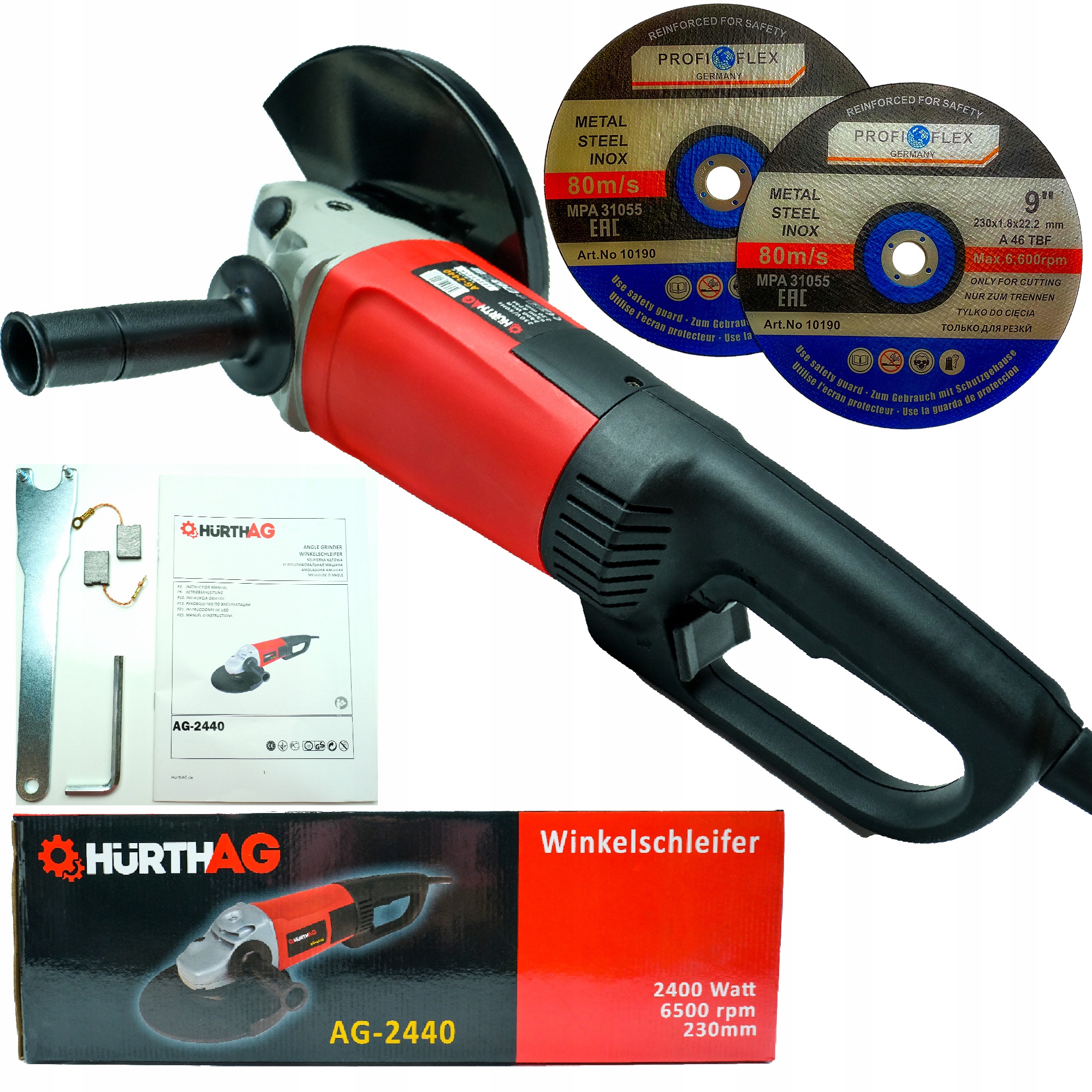 

Szlifierka kątowa HurthAG 230mm Wolny Miękki Start