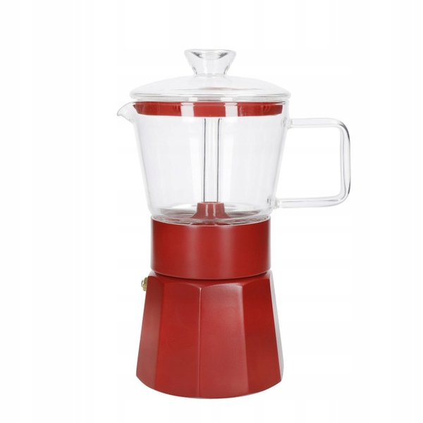 La Cafetiere La Cafetiere Sklenená kávovarka Verona Červená, 290 ml