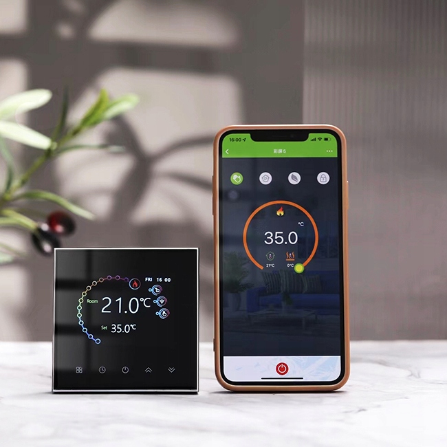 Termostat WiFi bojler na vodu a plyn topení LCD