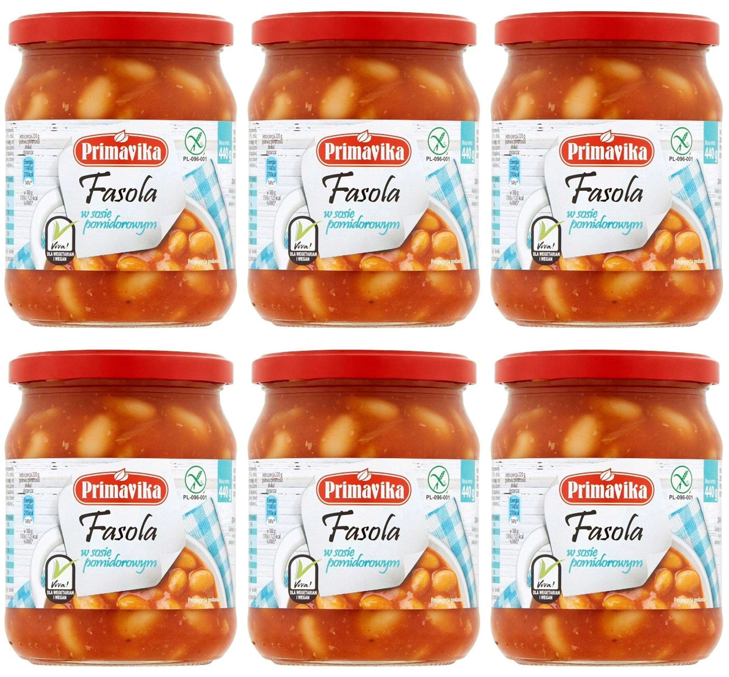 Fazole v rajčatové omáčce 440 g X6