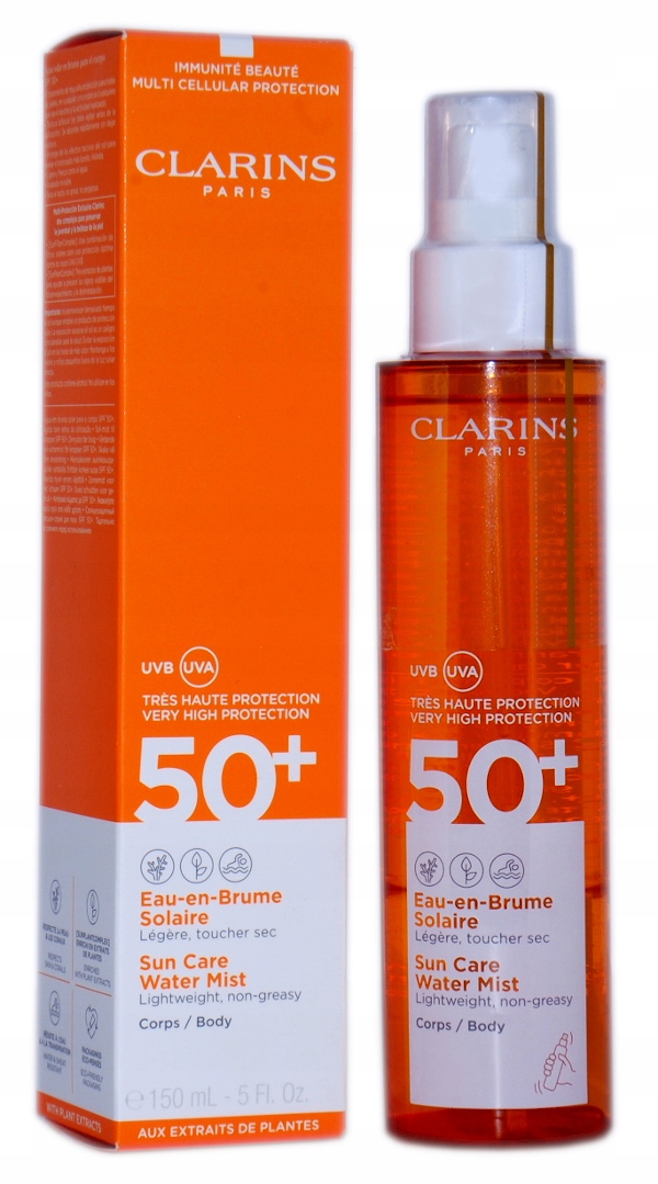 Clarins Sun Care Water Mist Body Spf 50 150 Ml