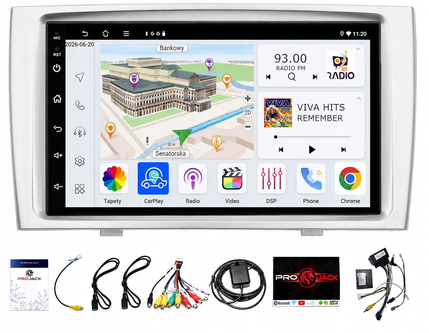 Rádio Android Gps Peugeot 308 408 Android Carplay Wifi Usb 4GB 64GB