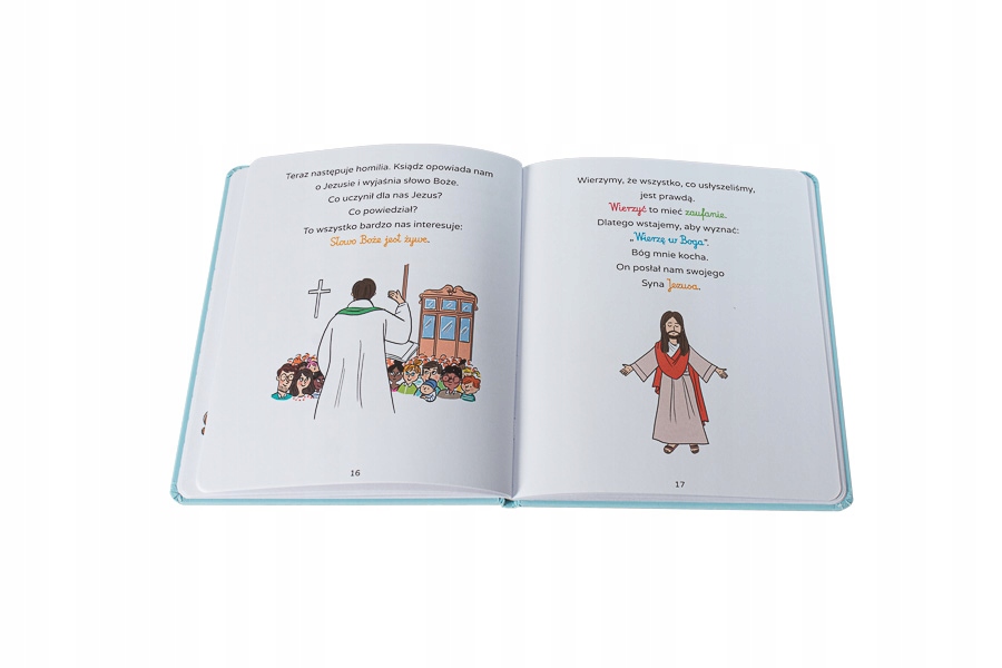 Z buzią uśmiechniętą idę na Mszę Świętą! Autor Anne-Isabelle Lacassagne