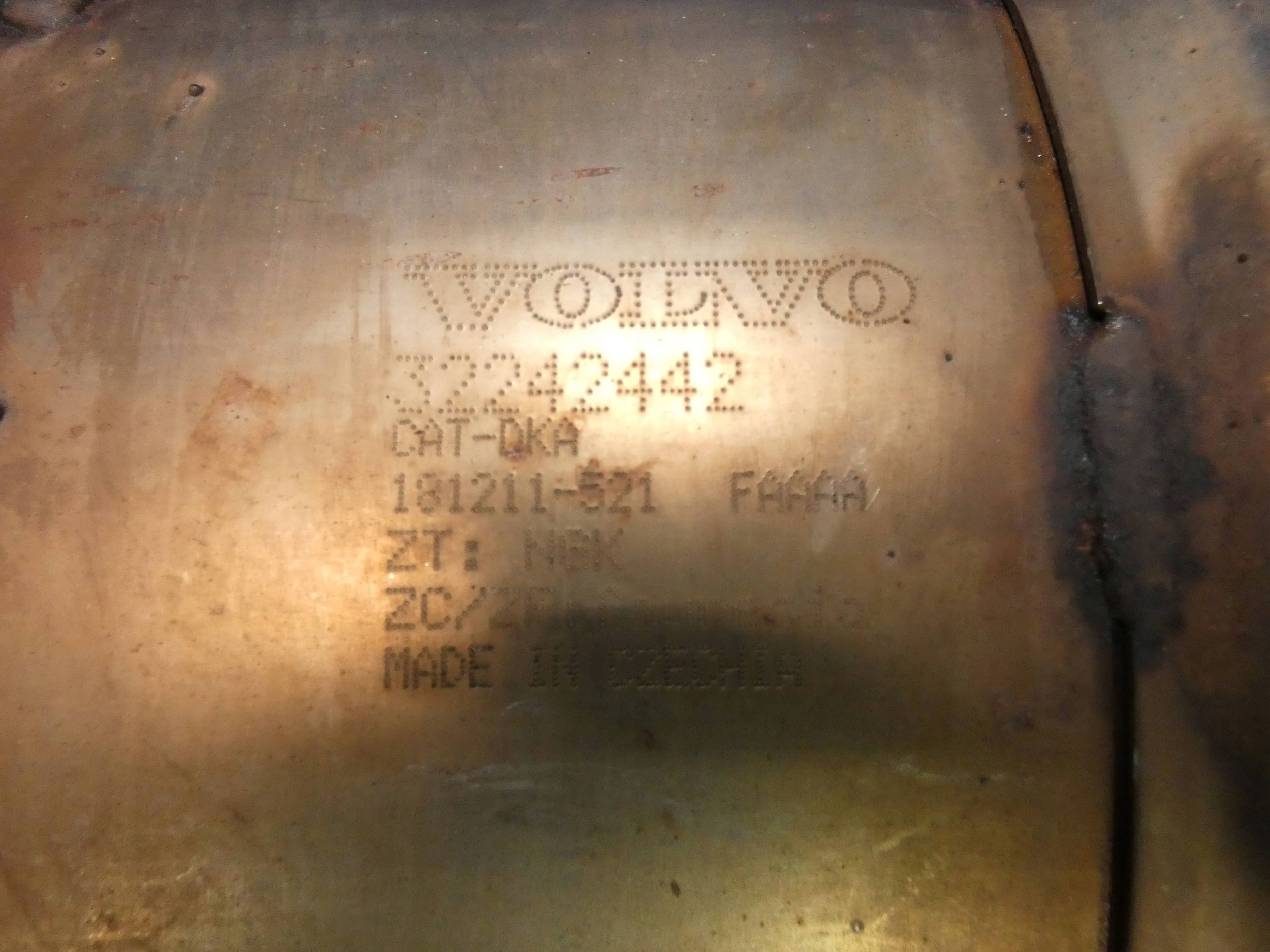 VOLVO S60 III V60 II XC60 2.0 T5 catalyst filter CZATEK STALYCH
