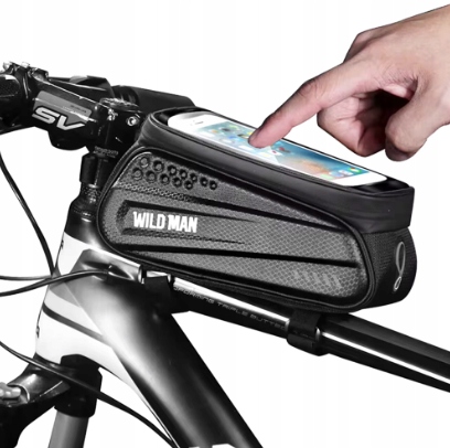 Sakwa Torba Rowerowa Na Ramę Roweru Wodoodporna Okno na Telefon Wild Man 1L Model Wild Man 145