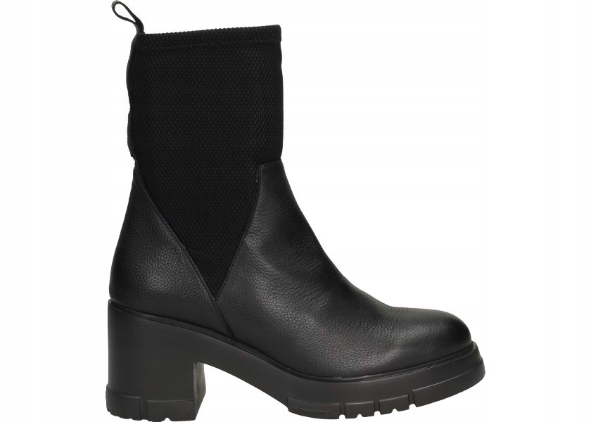 Wonders Botki H-4430 37 Wild/Licra Negro