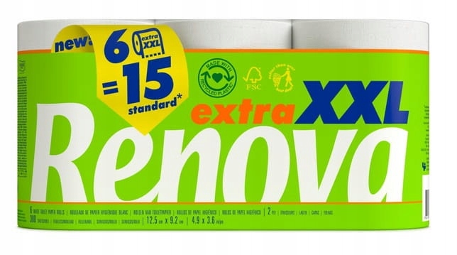 

Papier toaletowy Renova Extra XXL 6R