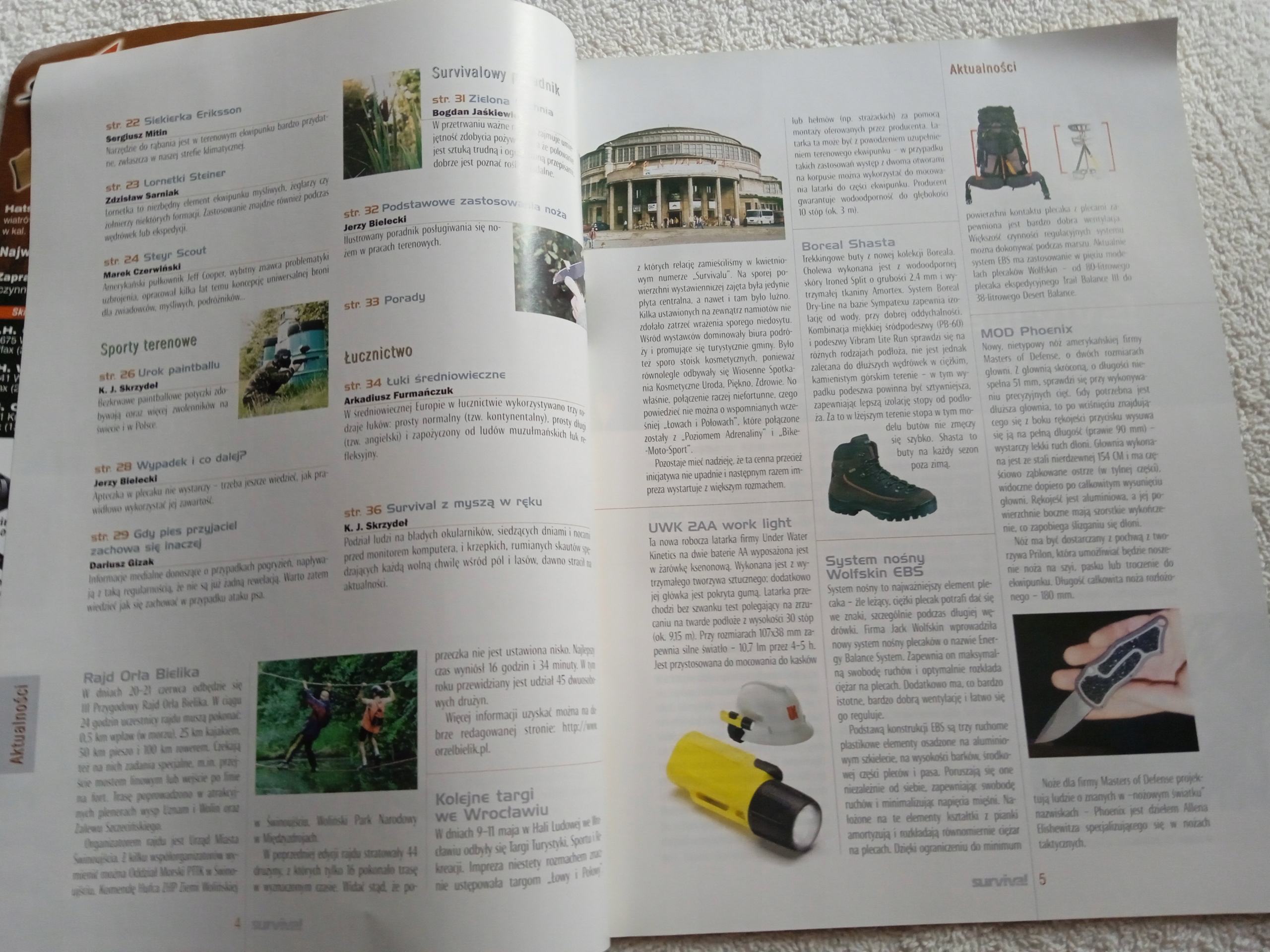 Miesięcznik Survival, nr 3 / 2003. Tytuł SURVIVAL