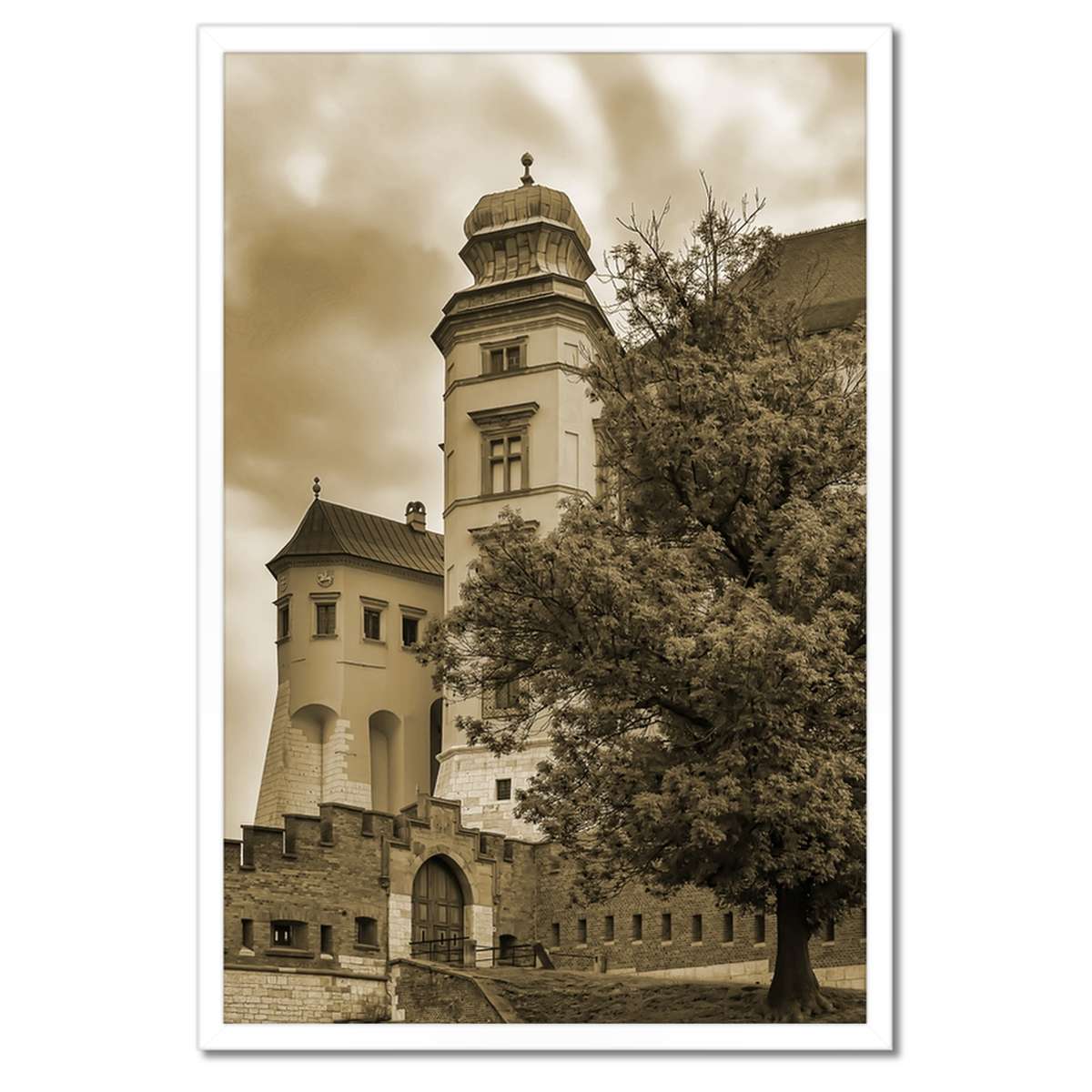 Plakáty v rámu 40x60 Krakov Wawel Památky