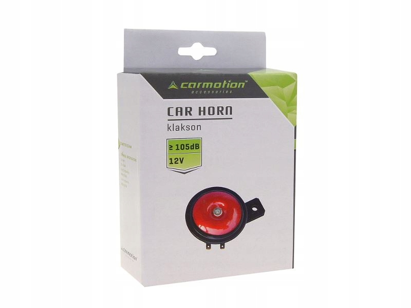 KLAKSON SAMOCHODOWY 12V 105DB ŚREDNICA 85MM Producent części Carmotion