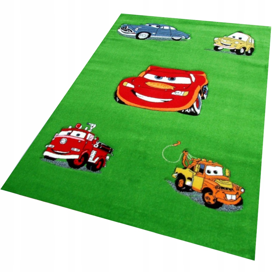 

Kolorowy dywan dla dziecka 200x300 zygzak Cars