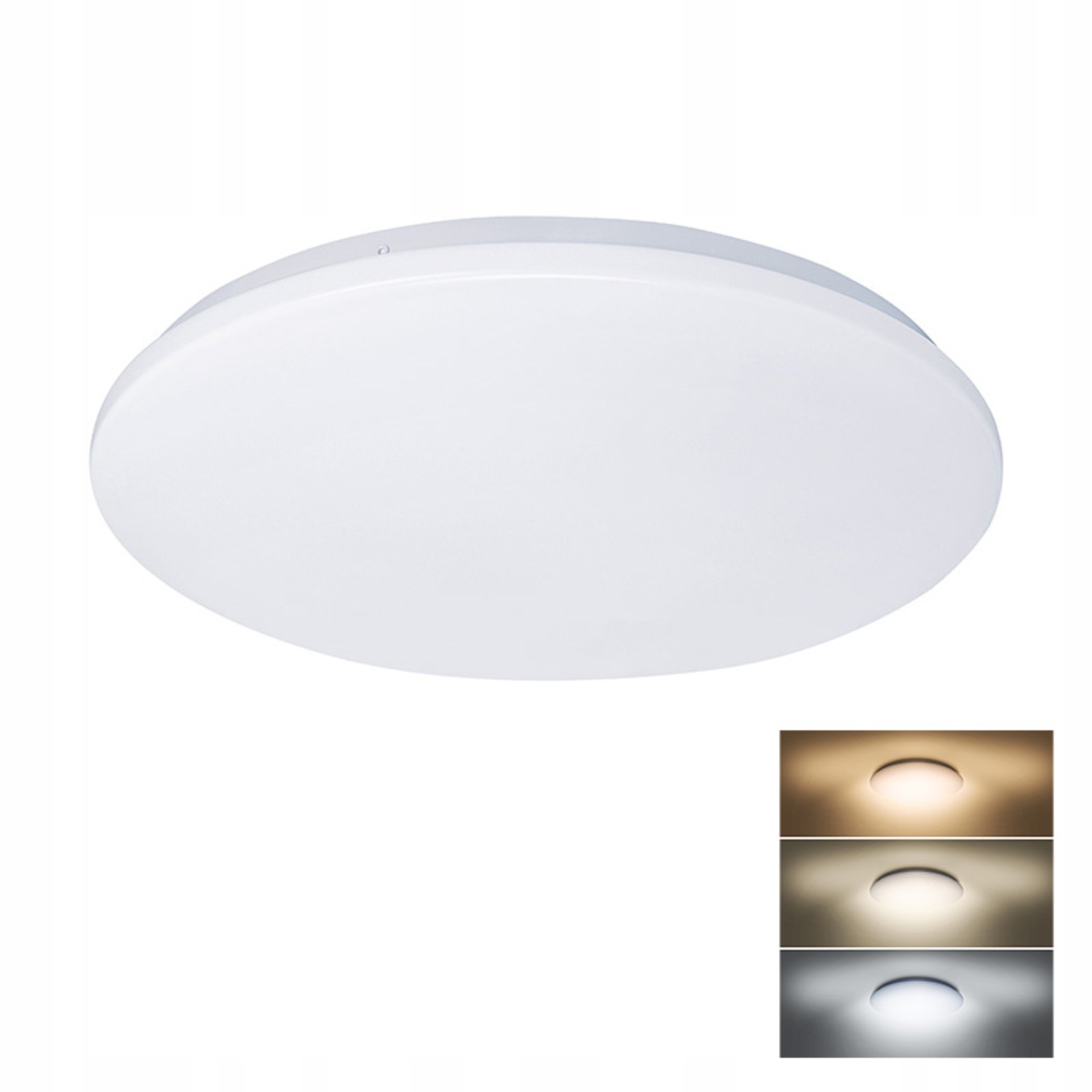 Solight Led stropní svítidlo Plain 24W, 3CCT, 1920lm, Ø38cm, kulaté