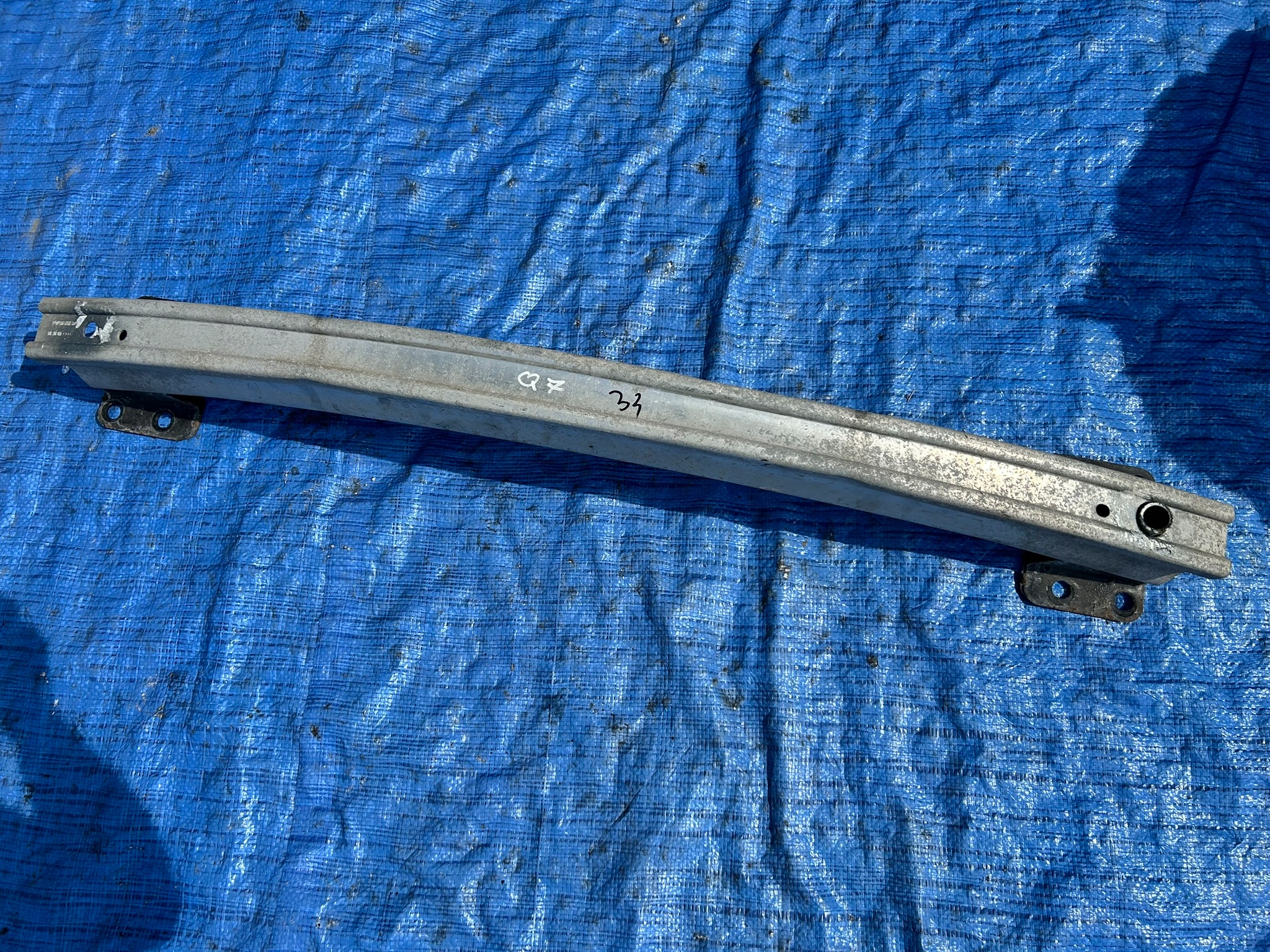 pillar bumper support rear part rear AUDI Q7 4L