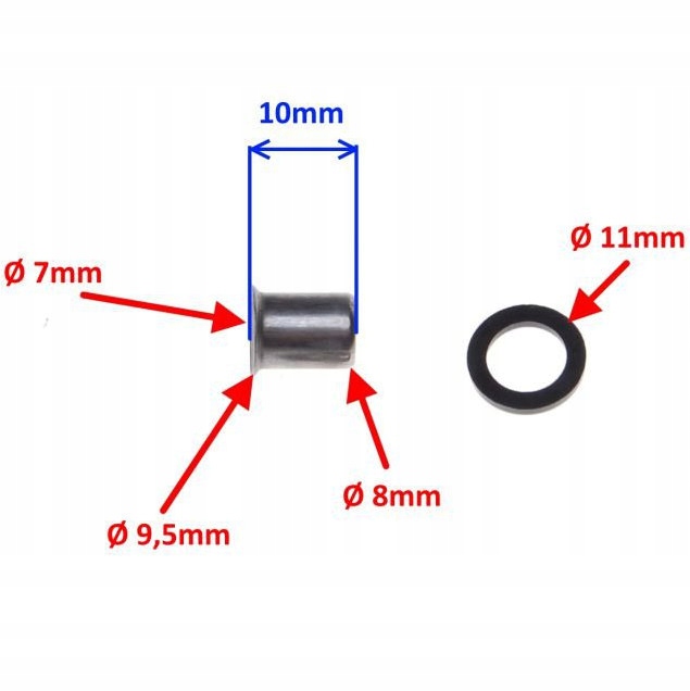 TULEJKA KANAŁU OLEJOWEGO CYLINDRA motorower 139FMB Producent WM motors
