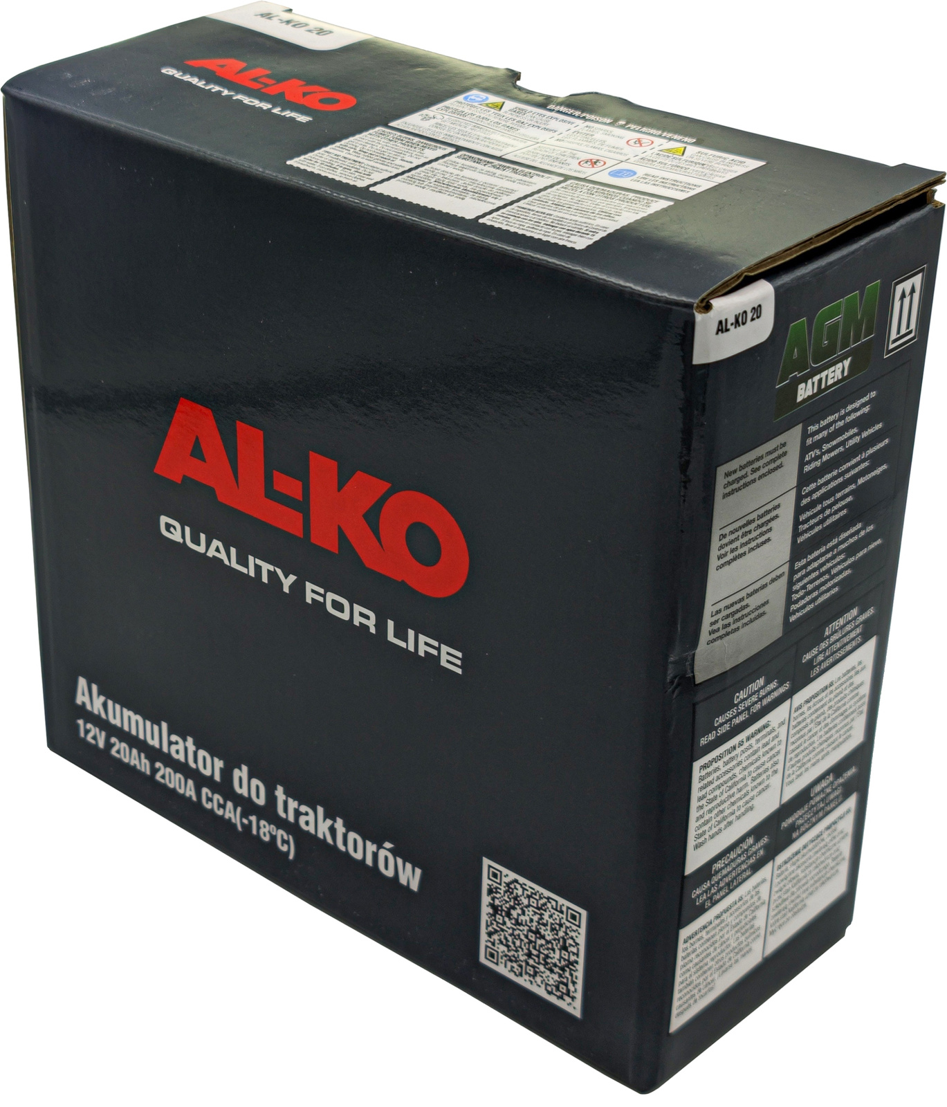 Akumulator do traktorków Al-ko 12V 20AH 200A Agm traktorka alko