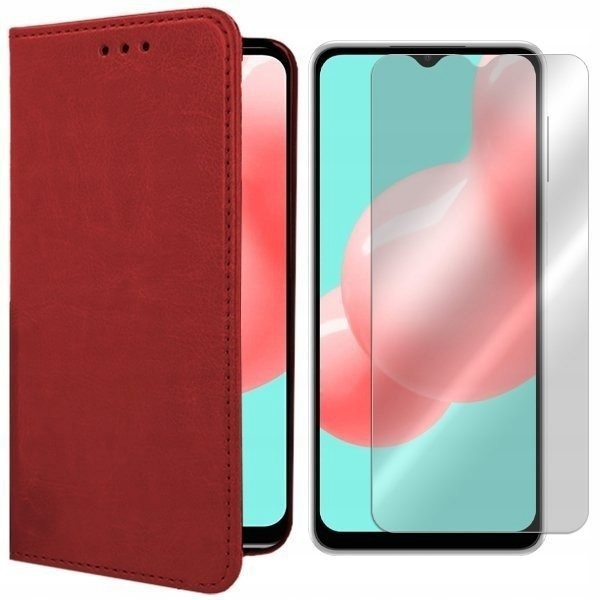 

Etui Do Samsung Galaxy A32 5G Case Skóra +szkło 9H