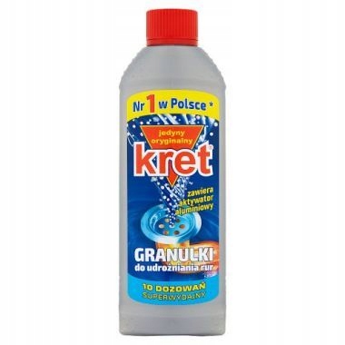 

Granulki Kret 800g udrażnianie rur