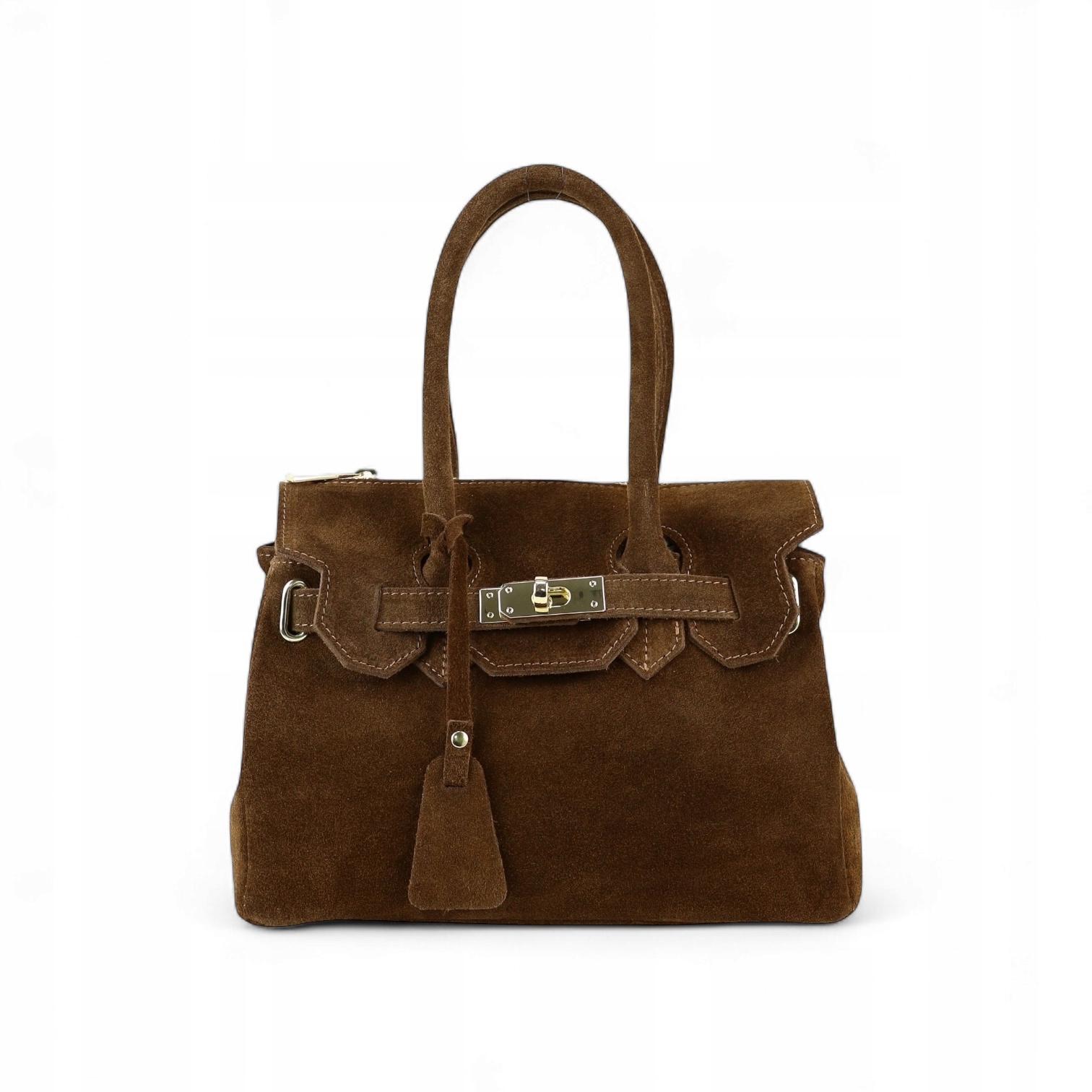 Dámská semišová kabelka Licia-M Čokoládová