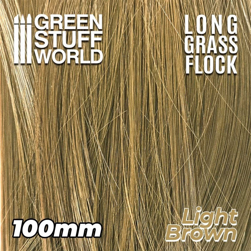 Long Grass Flock 100mm - Light Brown System Inne systemy