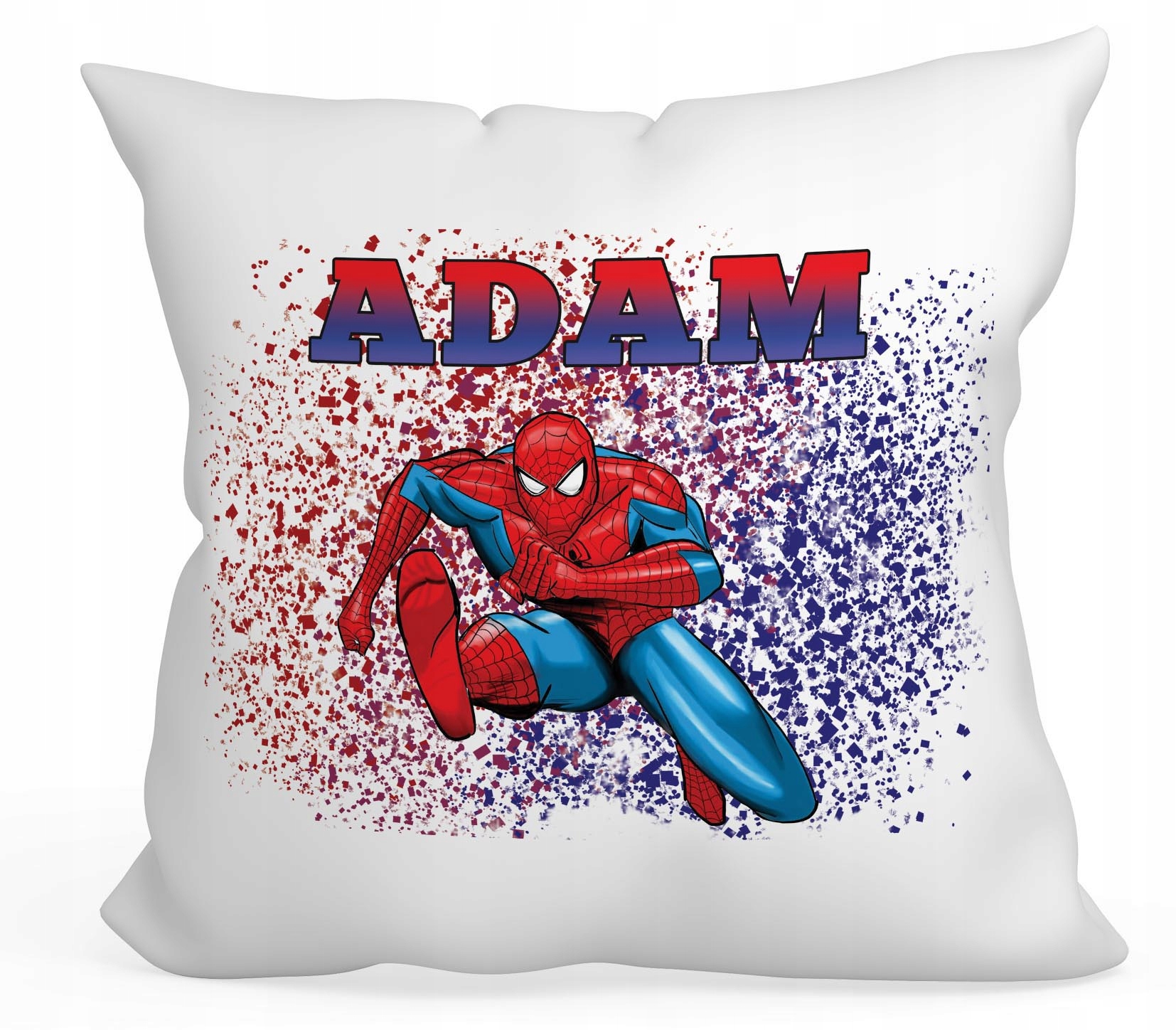 PODUSZKA SPIDER-MAN BOHATER 40x40+DOWOLNE IMIĘ